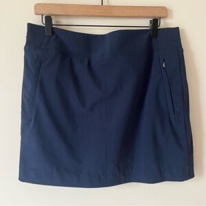 Athleta Brooklyn Skort Blue Size 14 657678 Lined